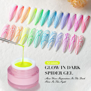Westink 12 색 다양한 스타일 창조적 인 그림 네일 글로우 in 다크 스파이더 젤 도매 네일 용품 - Product Image 3