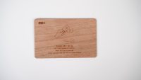 Tarjeta VIP de Membresía de Madera con Diseño de Yate, Soluciones RFID NTAG215 13.56 MHz para Uso en Bares
