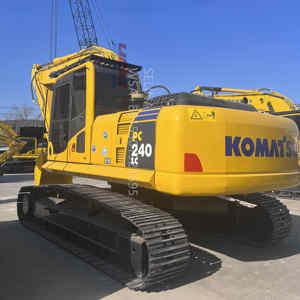 Excavadora usada Komatsu PC240 de alta calidad 24TON excavadoras de cubo de orugas hidráulicas grandes PC 200 210 240 para gran oferta - Product Image 4