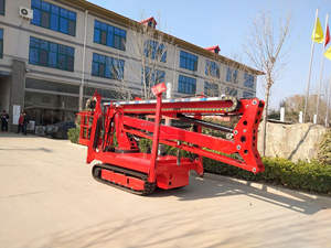 Nacelle élévatrice araignée électrique diesel sur chenilles CE ISO, petite, 10 à 23 m, avec nivellement automatique - Product Image 6