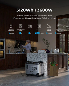 สถานีพลังงานสำรองแบบพกพา <span class=keywords><strong>OUKITEL</strong></span> P5000 <span class=keywords><strong>Pro</strong></span> รุ่น US Stock ความจุ 5120Wh เครื่องกำเนิดพลังงานแสงอาทิตย์ ชาร์จเร็ว สำหรับกรณีฉุกเฉิน ใช้ในบ้านและตั้งแคมป์ - Product Image 4