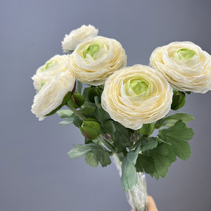 Ranúnculo Asiático Artificial de Alta Simulación con 2 Cabezas, 49 cm, para Decoración de Bodas y Hogar - Product Image 4