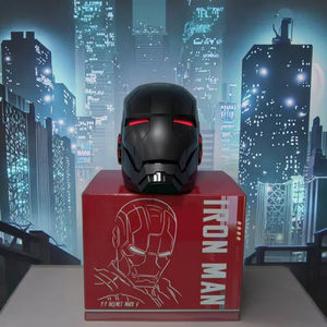 <span class=keywords><strong>Casco</strong></span> <span class=keywords><strong>de</strong></span> <span class=keywords><strong>Iron</strong></span> <span class=keywords><strong>Man</strong></span> Mark 5 Totalmente Negro al por Mayor, Máscara <span class=keywords><strong>Inteligente</strong></span> para Fiestas con Control por Voz/Remoto/Táctil y Función <span class=keywords><strong>de</strong></span> Cambio <span class=keywords><strong>de</strong></span> Rostro para Halloween - Product Image 2