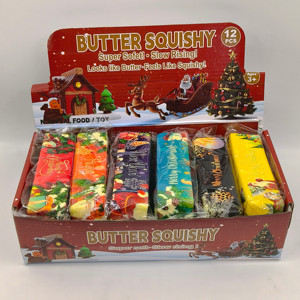 Vente en gros usine : Nouveauté 2026 – Jouets anti-stress en forme de beurre à récupération lente, en matériau TRP, cadeau de Noël unisexe - Product Image 2