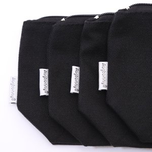 Tùy chỉnh du lịch xách tay mỹ phẩm rửa trang điểm túi lớn vệ sinh cá nhân <span class=keywords><strong>Pouch</strong></span> sinh thái bông vải Mỹ phẩm make up Túi - Product Image 4