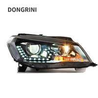 New Style Jetta Modification Warm White Xenon LED Headlights Low Beam Old New Head Lamp Assembly for VW Model TT 6000k Color