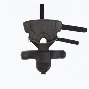 Orthèse pour pied tombant avec double plaque PE, attelle de cheville de soutien, noire, taille unique, attelle extensible pour le soutien du pied - Product Image 3