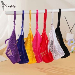 Hot low rise sexy ren trong suốt <span class=keywords><strong>g</strong></span> chuỗi thong Quần Lót Phụ nữ cotton crotch thoáng khí sexy cô <span class=keywords><strong>g</strong></span>ái có thể điều chỉnh eo ban nhạc thong - Product Image 2