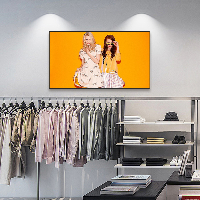 32 43 49 55 65 Inch LCD Advertising Player Smart Digital Picture Frame Android Mount Media Player Digital Signage and Displays