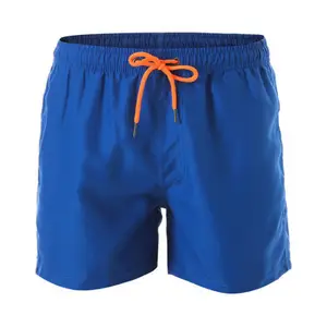 Summer Custom Long Drawstring Mens Beach Shorts Running Nylon Shorts100% Polyester Swim Trunks Mesh Swim Shorts For Men