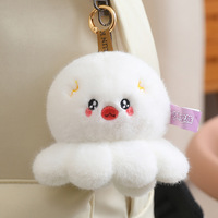 Nouvelle Peluche Poulpe Super Mignonne, Poupée en Peluche, Animal Marin Amusant de Grande Valeur, Pendentif, Compagnon de Table, Matériau Polyester