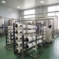 Système de purification d'eau RO en acier inoxydable, garantie 1 an, filtre à osmose inverse 20T/H pour fabricant Singapour