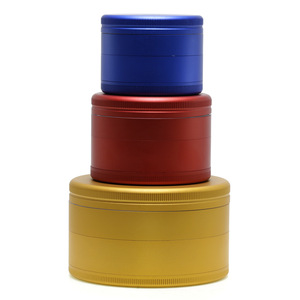 Grinder per Erbe Aromatiche Multi-Misura 63/75/100mm <span class=keywords><strong>a</strong></span> 4 Strati in Lega di Alluminio con Logo Personalizzato, Vendita all'Ingrosso - Product Image 2