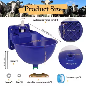 Gran oferta, cuenco <span class=keywords><strong>de</strong></span> agua <span class=keywords><strong>de</strong></span> plástico <span class=keywords><strong>para</strong></span> ganado, oveja, caballo, nueva condición, bebedero <span class=keywords><strong>de</strong></span> agua caliente, válvula <span class=keywords><strong>de</strong></span> flotador <span class=keywords><strong>para</strong></span> beber <span class=keywords><strong>de</strong></span> vaca <span class=keywords><strong>para</strong></span> el cuidado <span class=keywords><strong>de</strong></span> <span class=keywords><strong>caballos</strong></span> y ovejas - Product Image 6