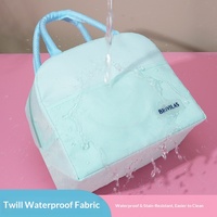 Sac à déjeuner isotherme en cuir, style minimaliste, best-seller transfrontalier, pour le travail et les trajets quotidiens, boîte à bento épaissie et imperméable