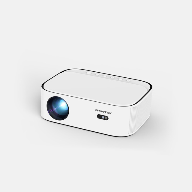 BYINTEK K45 Real Full HD 4k Home Theater Projector Smart Android Tv Projector Auto Focus 700ANSI Projector for Watching Football