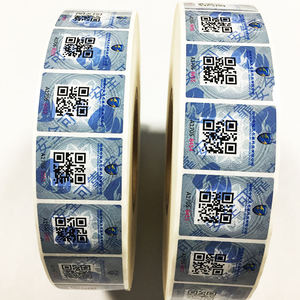 Etiqueta Adhesiva Personalizada con Código QR, Impermeable, de Seguridad, con Residuo, de Doble Color, Etiqueta Void - Product Image 4