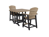 Chaise Adirondack moderne HDPE imperméable pour l'extérieur-Cour extérieure meubles de parc et de jardin chaise de bar chaise haute de bar