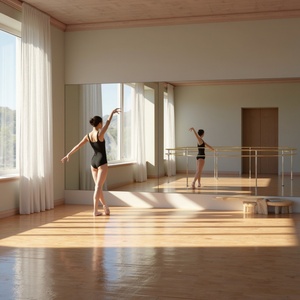 Custom Large Frameless Tempered Clear Glass <b>Wall</b> <b>Mirror</b> for Dance Studios and Gyms - Product Image 1