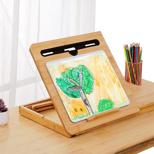 홈 오피스 용 수납 서랍이있는 랩 데스크 접이식 나무 대나무 침대 노트북 책상 조정 가능한 아침 식사 서빙 침대 트레이 테이블 - Product Image 5