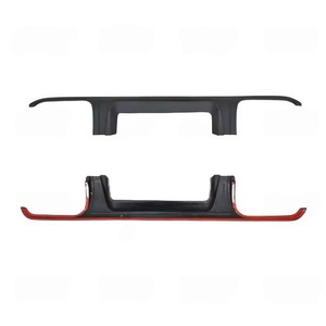 Kit Diffusore Posteriore per Paraurti Auto con Terminali di Scarico per <span class=keywords><strong>Mercedes</strong></span> Classe V V250 V260 W447, Stile <span class=keywords><strong>B</strong></span>, con Labbro Anteriore e Copertura Fendinebbia - Product Image 5
