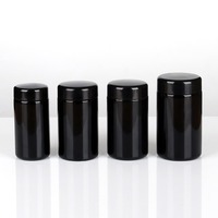 Botol Kaca Violet Hitam Anti Bau 100ml dengan Tutup Sekrup Kedap Udara untuk Penyimpanan Dapur, Cocok untuk Makanan dan Herbal