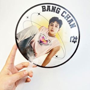 Nouveaux mini-ventilateurs Kpop personnalisés en plastique transparent avec un design mignon et transparent - Product Image 5