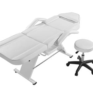 Lettino Multifunzione per Massaggi, Poltrona Pieghevole Regolabile per Spa, Salone di Bellezza, Tatuaggi, Trattamenti Ciglia con Sgabello - Product Image 2