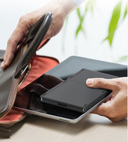 ZYQ 3-in-1 Keyboard Mekanik Lipat dengan Touchpad, Mini Nirkabel Terkecil untuk Laptop, Mendukung Pengisian Daya Nirkabel Melalui USB Type (Baru)