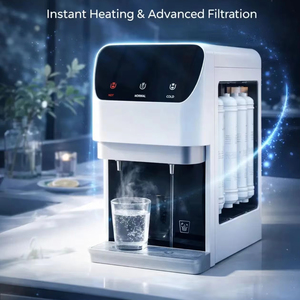 Distributeur d'eau chaude et froide de bureau fabriqué en Chine |   Boîtier en plastique à chauffage instantané OEM pour la maison et le bureau - Product Image 1