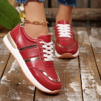 Chaussures de marche décontractées à plateforme épaisse respirantes de haute qualité au design tendance pour femmes