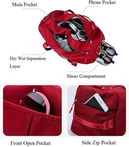 Sac de sport et de voyage BSCI avec compartiment pour chaussures et poche imperméable - Product Image 4