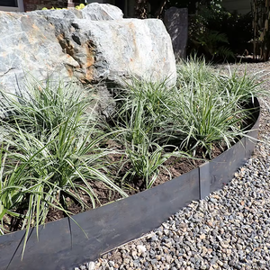 Modern Outdoor Garden <b>Square</b> Corten Steel Fence Rectangle Lawn <b>Edging</b> Home Plant Protection - Product Image 2