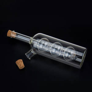 Distributeur de bouteille d'huile en verre Distributeur d'huile et de <span class=keywords><strong>vinaigre</strong></span> chauds - Product Image 4