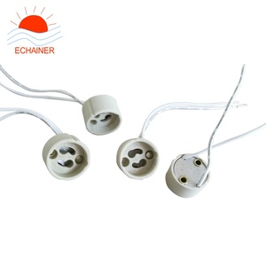 <span class=keywords><strong>Conector</strong></span> de Tira LED, Portalámparas <span class=keywords><strong>GU10</strong></span> para Bombillas Halógenas de Cerámica, Base de Soporte para Lámparas, <span class=keywords><strong>Conector</strong></span> de Cable, Soporte para Lámparas - Product Image 1