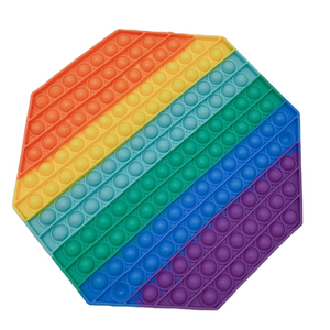 ของเล่นบีบคลายเครียดแบบกด ซิลิโคน สัมผัสสนุก สีรุ้ง ของเล่นใหม่ ยอดฮิต  แบบกดป๊อป  ของเล่น Among Us - Product Image 4