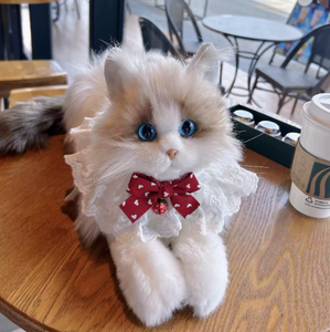 Peluches Realistas Hechos a Mano, Juguete de Gato de Peluche para Adultos Mayores, Mujeres, Niños, Amantes de los Gatos, Regalos Sorpresa - Product Image 6