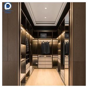 Porte <span class=keywords><strong>en</strong></span> verre avec cadre <span class=keywords><strong>en</strong></span> aluminium sur mesure, fabriquée <span class=keywords><strong>en</strong></span> Chine, moderne et haut de gamme, pour dressing intégré <span class=keywords><strong>en</strong></span> métal pour villa - Product Image 1