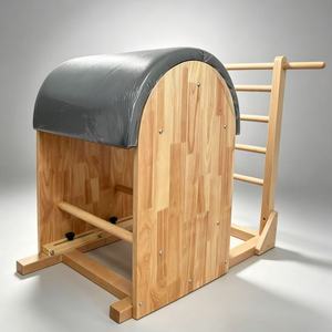 Escalera de Pilates de Madera de Roble, Ajustable, para Yoga, Estiramiento, Ejercicios, Gimnasio, Fisicoculturismo, Venta Directa de Fábrica - Product Image 5