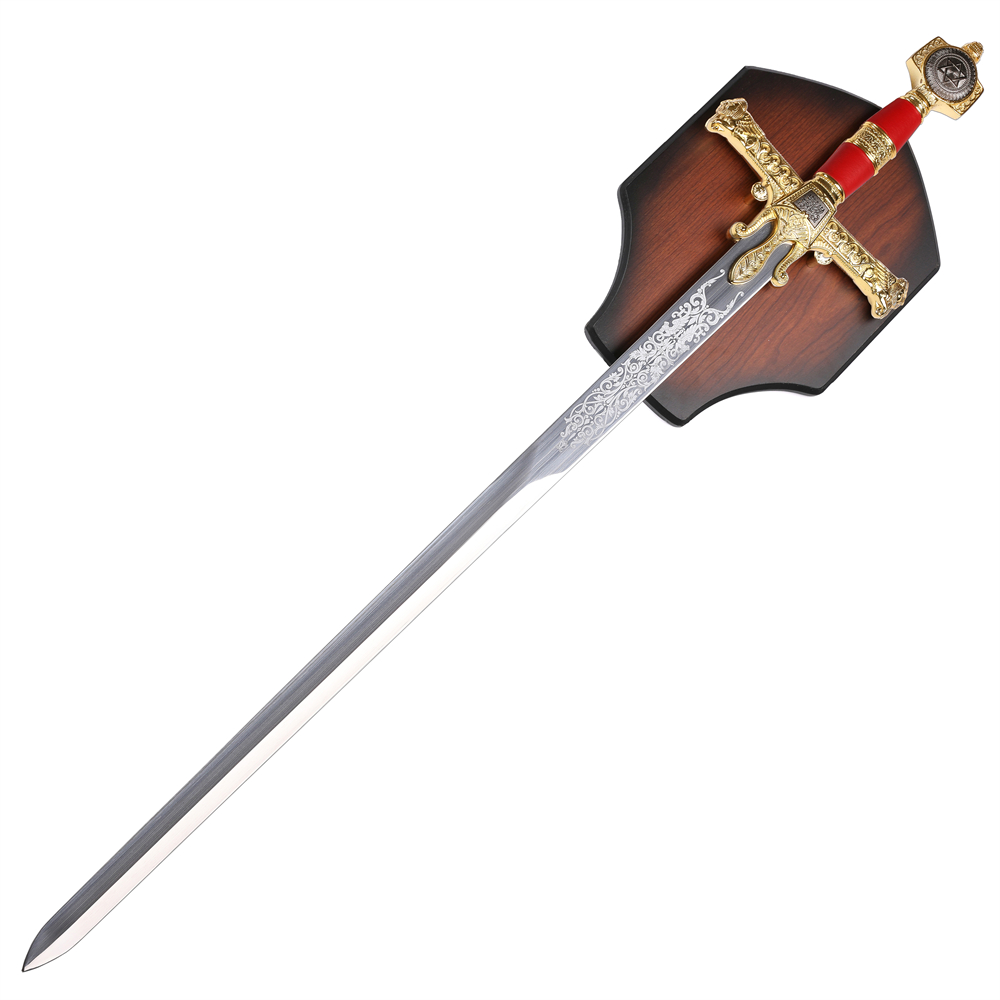 Medieval Historical Weapon - King Solomon Red Long Sword