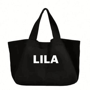 LILA High Quality Diy Custom Printed Canvas Tote Bags Wholesale With Logo Pocket <b>Backpack</b> Fashion <b>School</b> Traveling Shopping Bag - Product Image 2