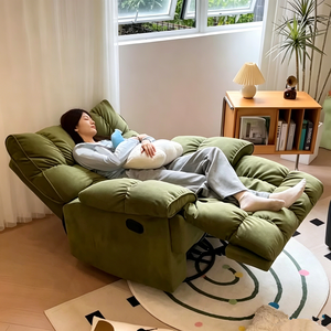 Sillón Reclinable Multifuncional de Terciopelo Moderno, Venta Directa de Fábrica, Entrega Rápida, Ideal para Dormitorio o Comedor - Product Image 1
