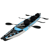 Point de chute gonflable PVC 1 personne Kayak de pêche gonflable PVC Double couche