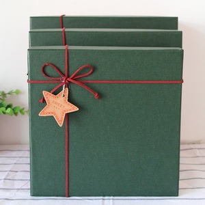 Custom Printing Cardboard Christmas Candy Gift Paper Box Christmas Eve Box with Ribbon Closure for Packaging - Product Image 3