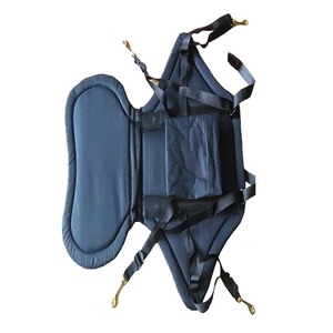 Cojín de asiento en forma de U con correas para deportes acuáticos al aire libre, uso en botes y kayaks, diseño ergonómico relleno de espuma, material de poliéster y algodón - Product Image 2