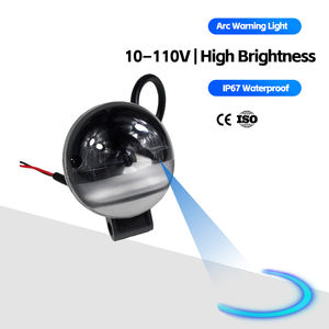 Lumière d'avertissement en <span class=keywords><strong>arc</strong></span> pour chariot élévateur à fourche LED 10-110V 30W, forme en U, lampe de sécurité halo, IP67, rouge bleu, indicateur de zone dangereuse pour chariot élévateur à fourche lourd - Product Image 1