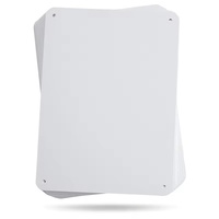Plaques de matricule vierges pour sublimation 6x12 pouces, aluminium blanc brillant 0,65 mm, pour transfert thermique DIY, plaques de voiture vierges pour sublimation