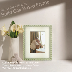 Fatto a mano bella cornice lucida con <span class=keywords><strong>perline</strong></span> cornice laccata Design con dettagli intricati - Product Image 4