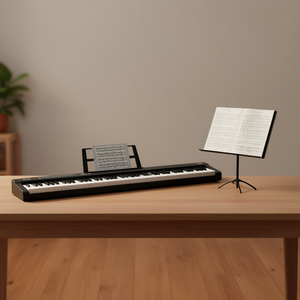 Piano digital YHYC de 88 teclas, tamaño completo, teclado eléctrico portátil semipesado con alimentación USB y conector para auriculares - Product Image 2