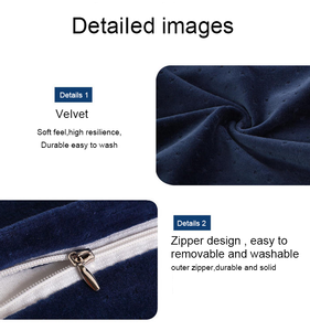 Cuscino Ortopedico WJ-1062 a Forma di Farfalla in Memory Foam, Antibatterico, per Hotel, a Lento Ritorno, Nuovo per Arredamento Casa e Salone - Product Image 4